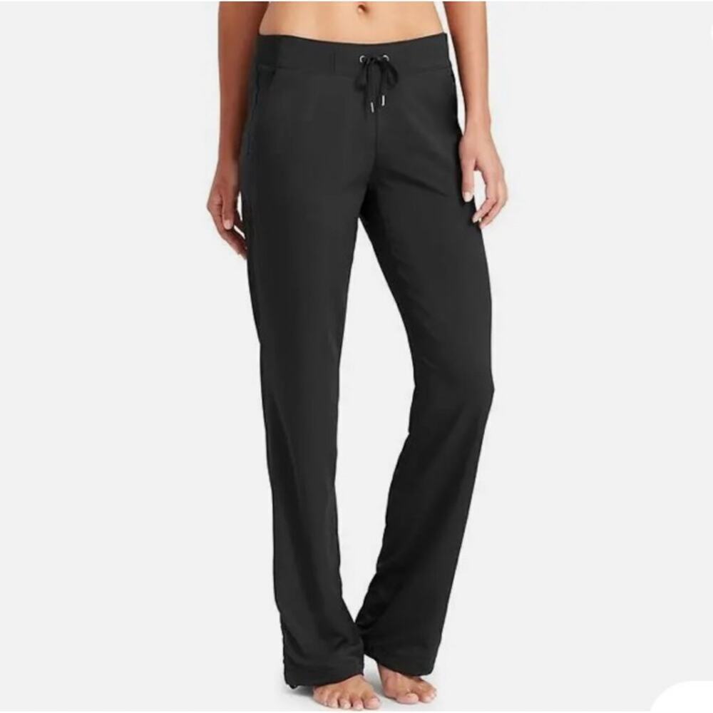 Athleta Midtown Trouser Pants in Black Womens Size 12P *721765 *EUC